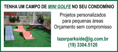 mini golfe para condominios