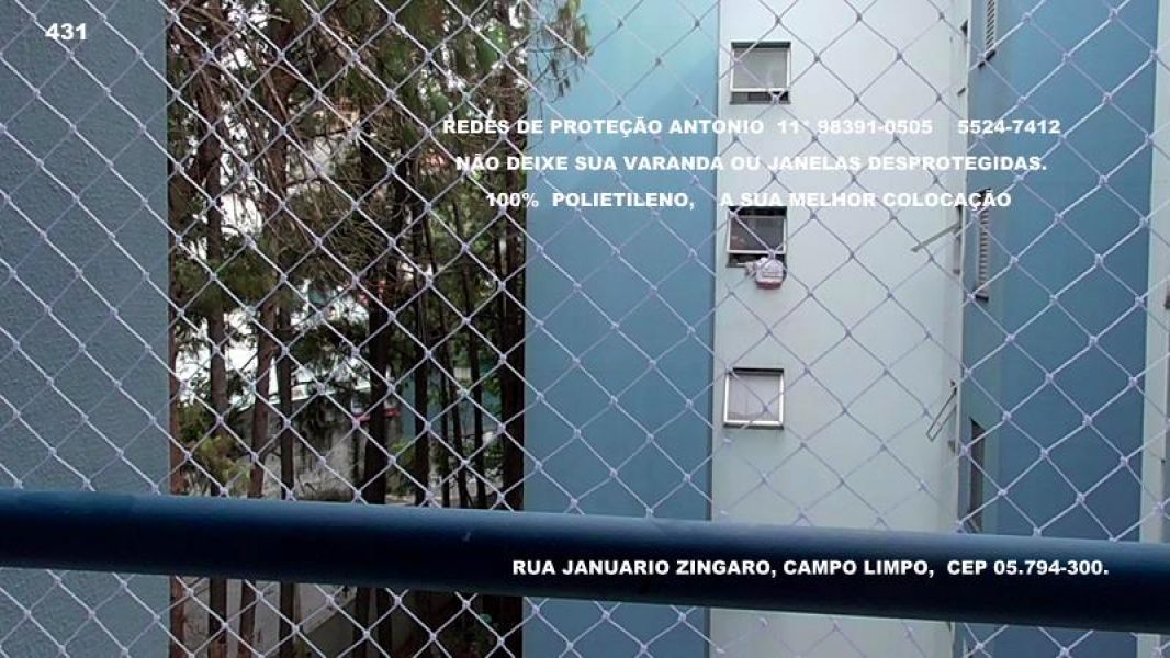 Campo Limpo, Redes de Proteção no Campo Limpo, Rua Januario Zingaro, (11)  98391-0505
