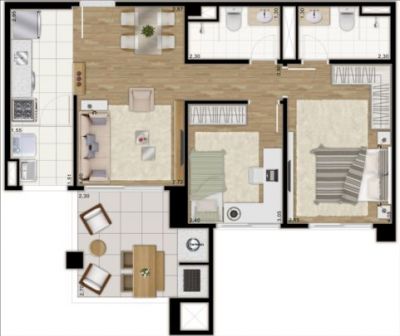 Vendo apartamento em construção no WAY BARRA.