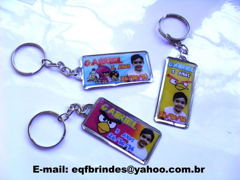 Chaveiro Metálico Resinado Placa Tipo 12