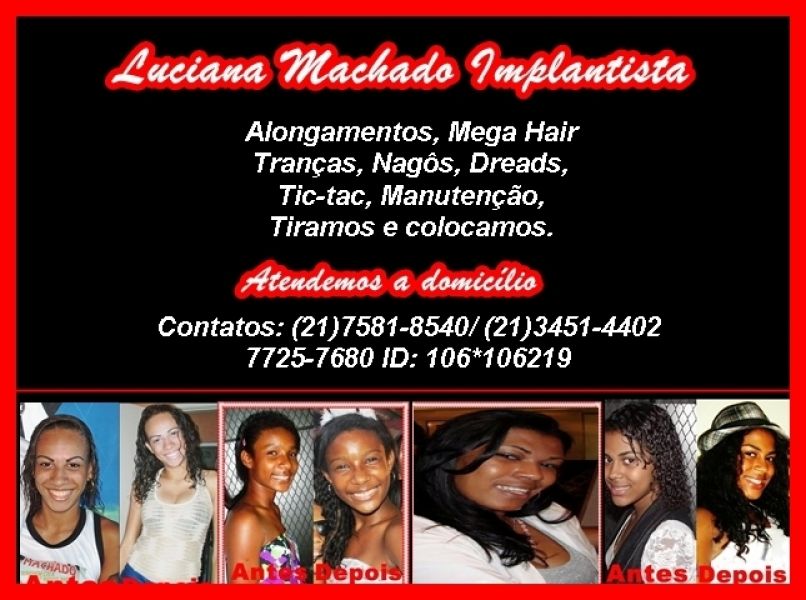 Alongamentos e Mega Hair