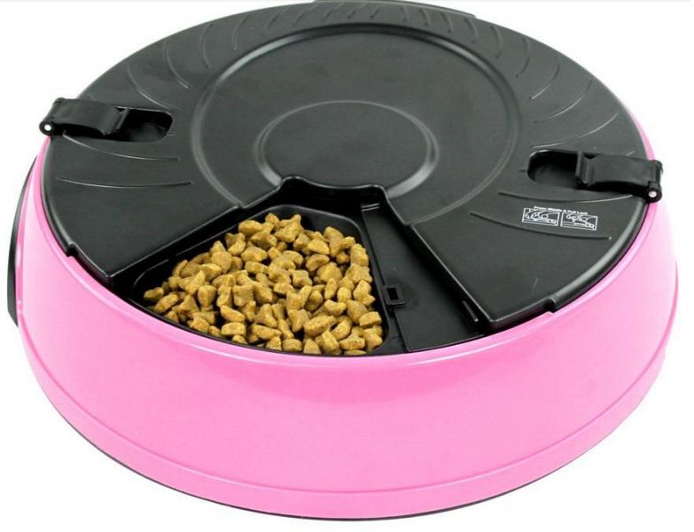 Alimentador Automático - Programe de 4 a 6 Refeições Diárias 