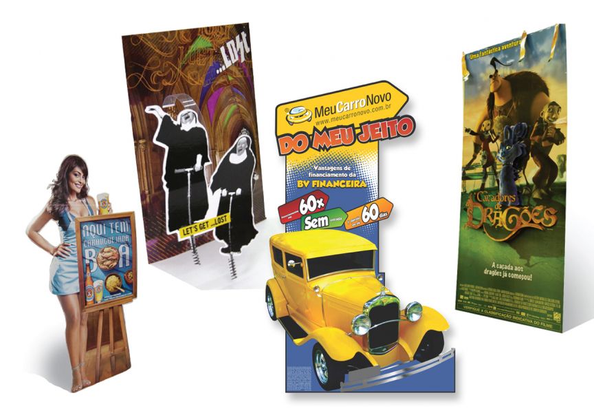 Display de papelão