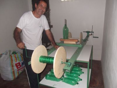 Maquinas para fazer vassouras de garrafas pet