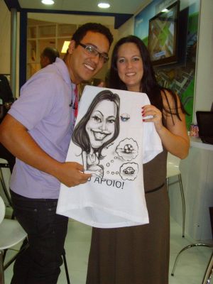 Caricaturista para eventos.