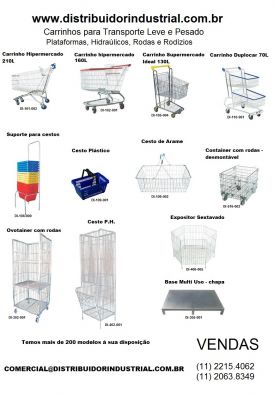 Carrinhos para Uso em mercado