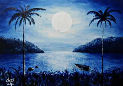    Quadro em acrílica sob tela 