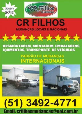 MUDANÇAS, TRANSPORTES, CARGAS, ENCOMENDAS, ARMAZENAGEM E LOGÍSTICA