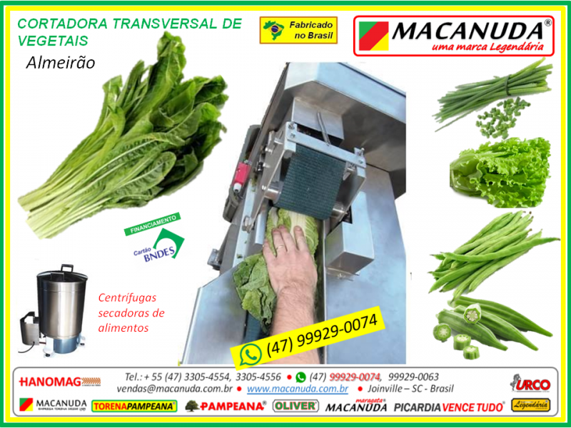 Cortar Couve bem fininha Máquina Profissional MACANUDA