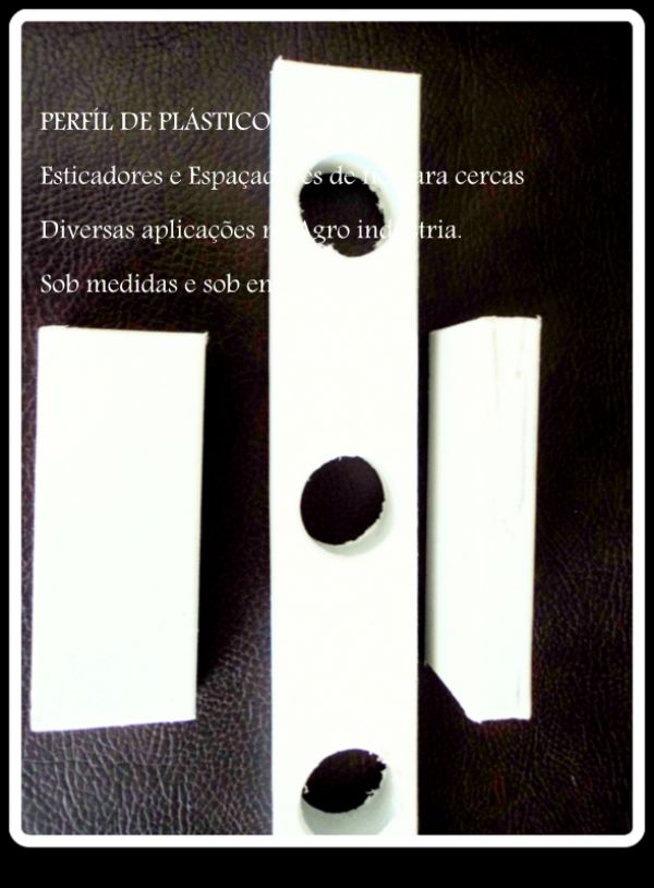 (Madeira Plástica) Perfil plástico para ótimas aplicações na construção civil, paisagismo,decoração