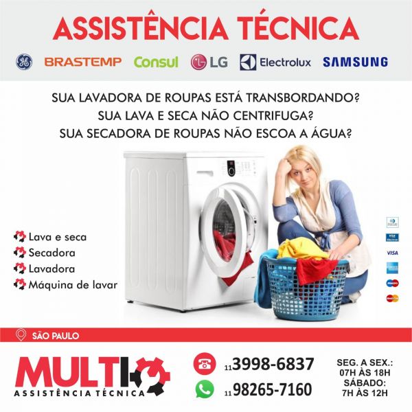 Buscando conserto para máquina de lavar roupas?