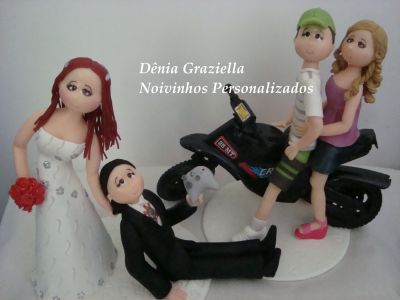 Noivinhos Personalizados Topo de Bolo