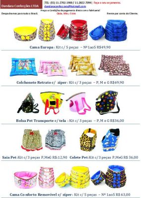 Dandara Confecções - Acessórios linha PET