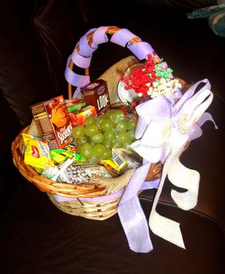 cestas de café da manhã & mensagens no carro ao vivo.......