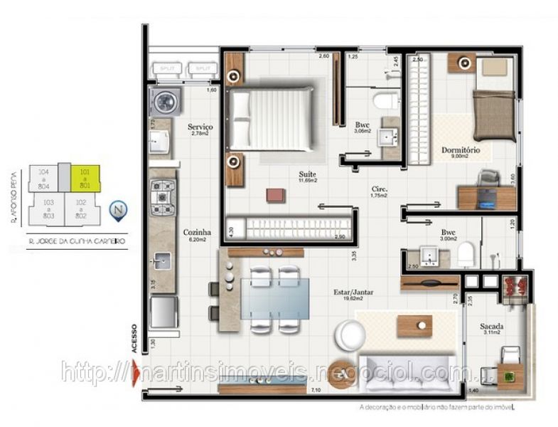 Azzurro residencial-bairro Centro (próx. corpo de bombeiros).