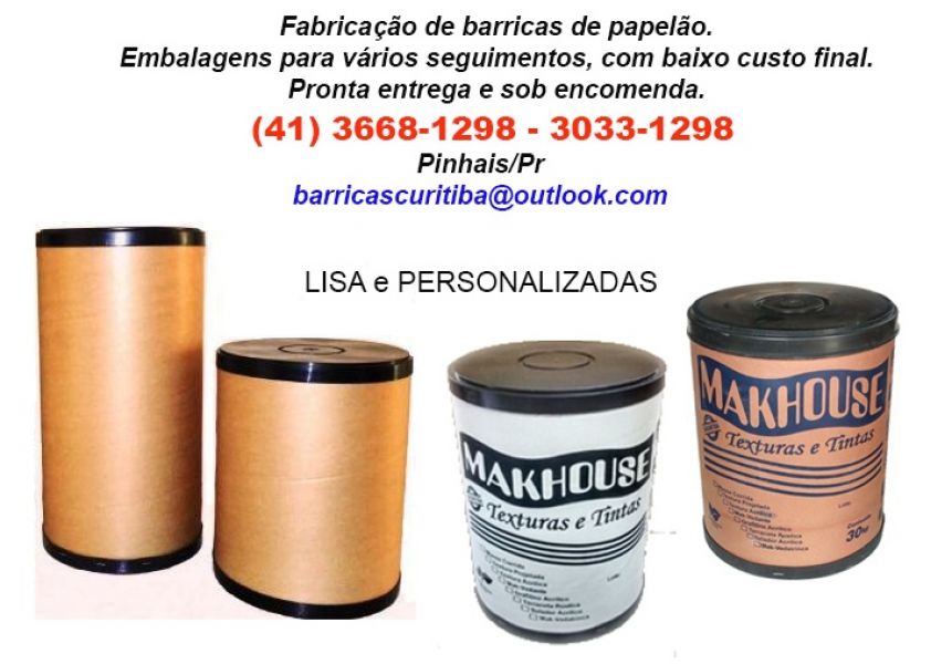 Barricas de Papelão em Curitiba