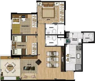 Apto Vila prudente 82m² cód.2004BFC