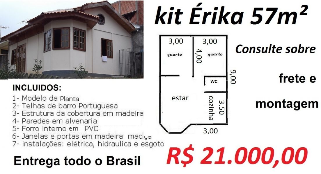 Casas Prefabricadas e Convencionais