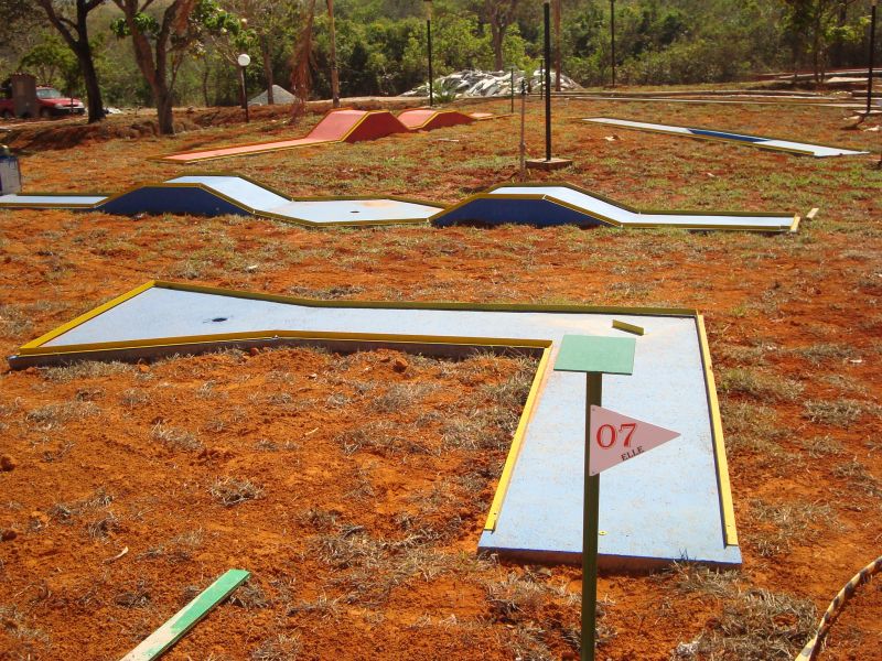 Campo de mini golfe