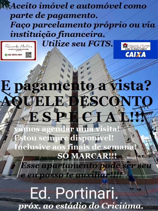 Portinari Criciúma Centro apartamento venda