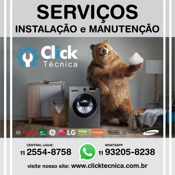 Manutenção para máquinas de lavar roupas