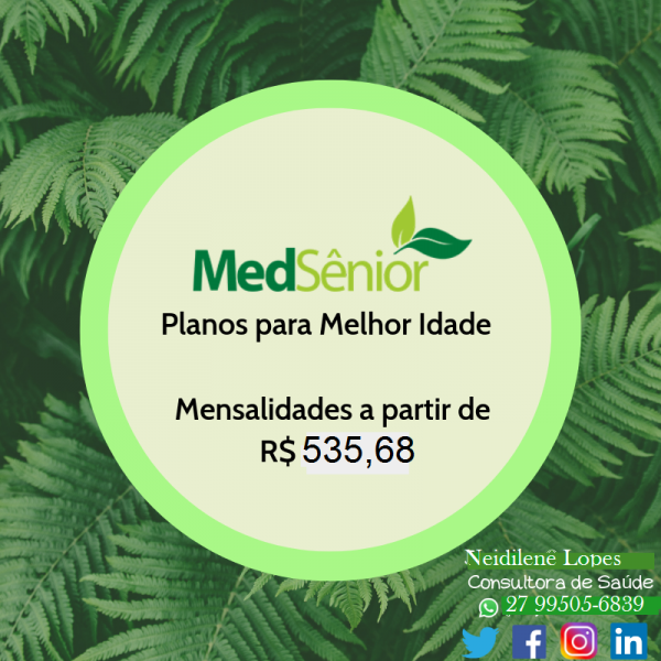 Planos Medsenior para Pessoas aacima de 49 anos Ligue (27) 3055-4439