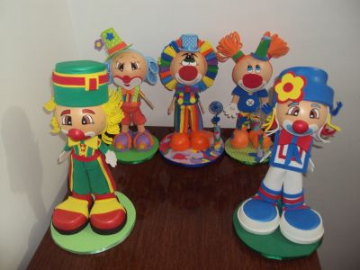 Bonecos e Bonecas em EVA 3D