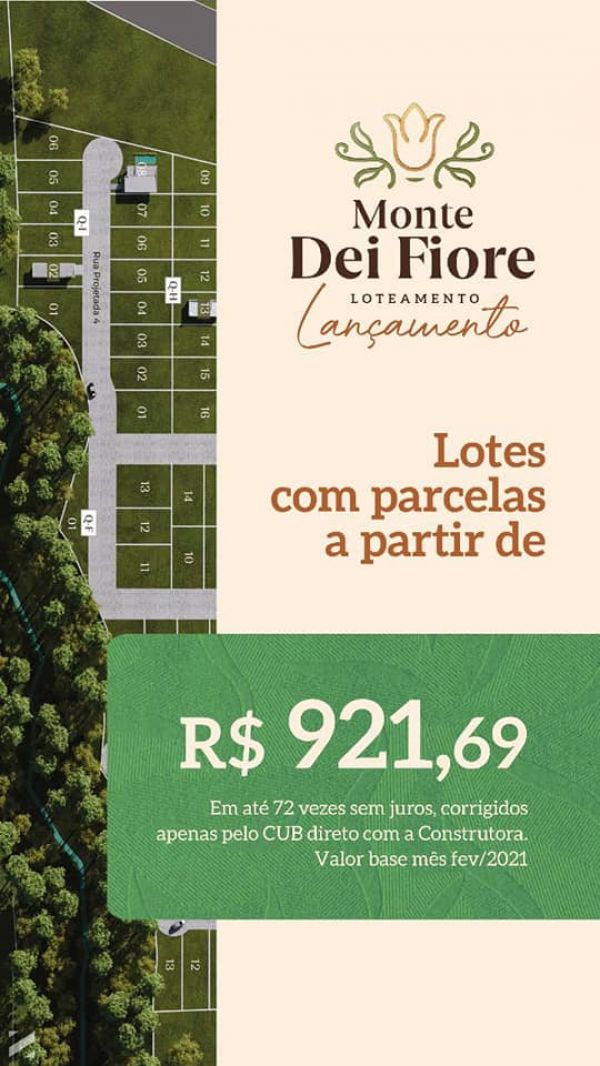 Loteamento Monte dei Fiore bairro Naspolini Criciúma