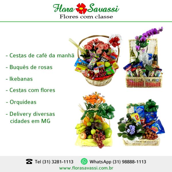 Nova Lima MG floricultura flores buquê, cesta de café e coroa de flores Nova Lima MG