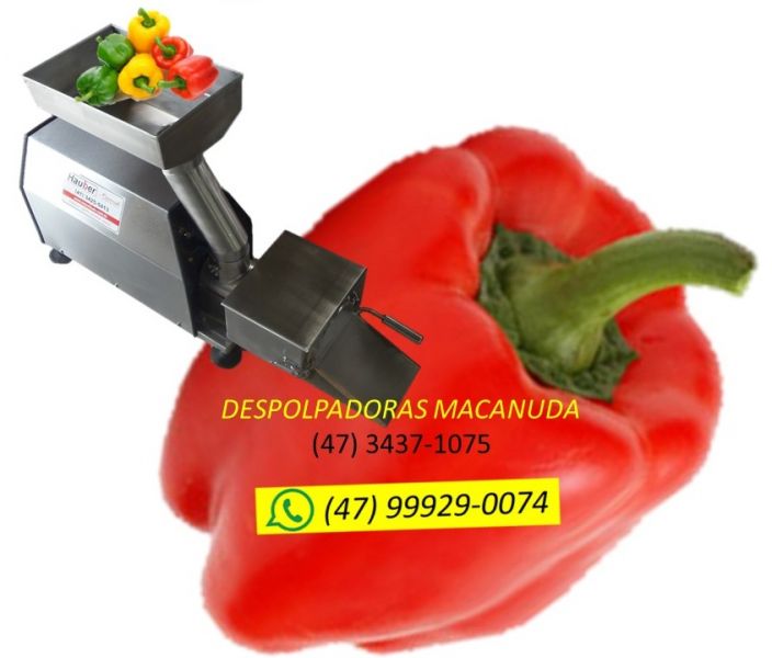 Polpa de Pimentão, Despolpadeira da legendária marca Macanuda