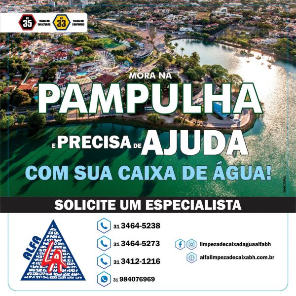 Limpeza, impermeabilização de caixas de água na região de Pampulha BH