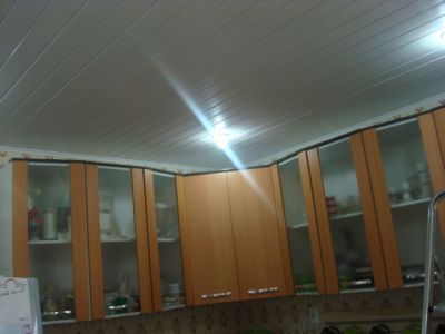 Rebaixamento de  teto em PVC