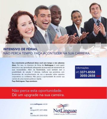 NetLinguae: Inglês, Alemão, Espanhol, Francês, Italiano presencial ou por e-Learning