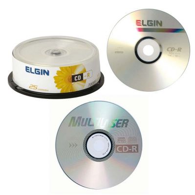 Midias CD Elgin ou Multilaser 700 mb