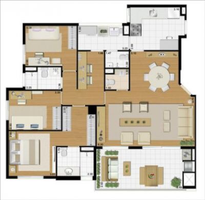 Vendo Apto na Rua Ulisses Cruz, 966 / Alegri Tatuapé / 122m²