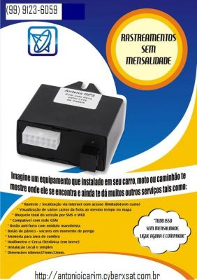 RASTREADOR E BLOQUEADOR SEM MENSALIDADE