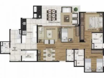 ROYALE TRESOR Aptos 86 | 109 | 135m² Jd Bela Vista Santo André www.cordeiroimoveisnovos.com.br