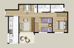 Apartamento Art Pompeia 65 m² 2 dorms 1 vaga R$543.000,00