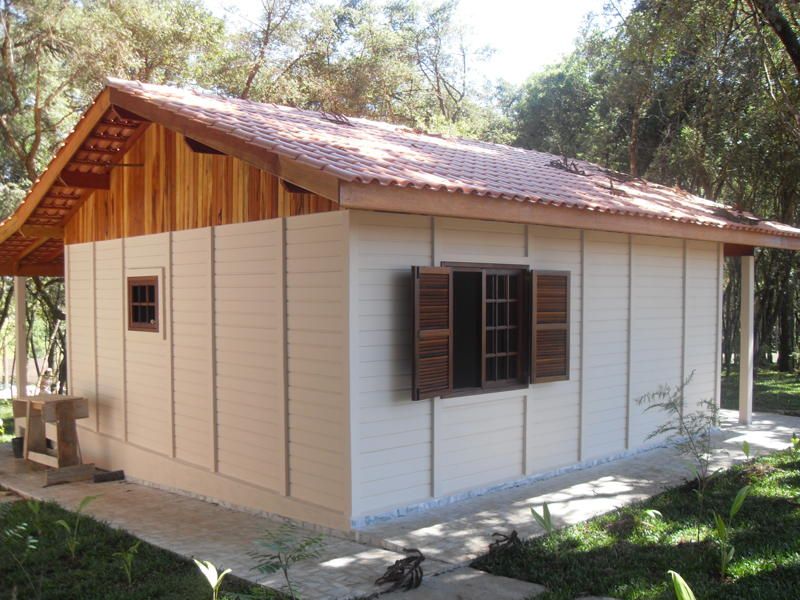 Kit de casa pré fabricada em Placas de Concreto com 50,44 m2 (2 quartos) R$19.500,00