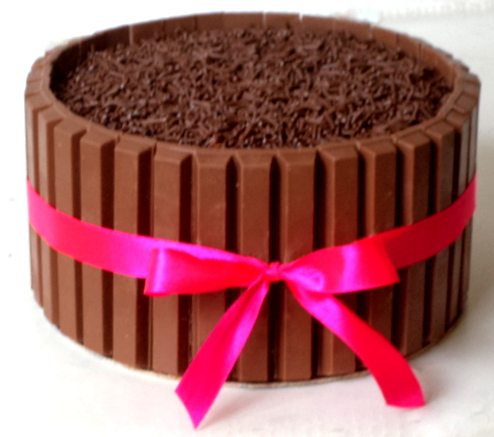 Bolo Kit Kat para Páscoa