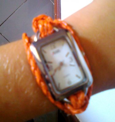 relógio chilli beans cor laranja {original}