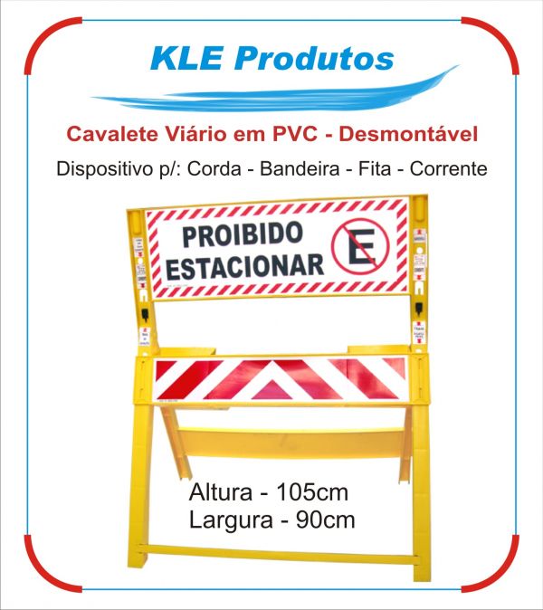 Cavalete em PVC  
