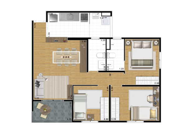 Feel Cidade Universitária - Apartamento no Butantã