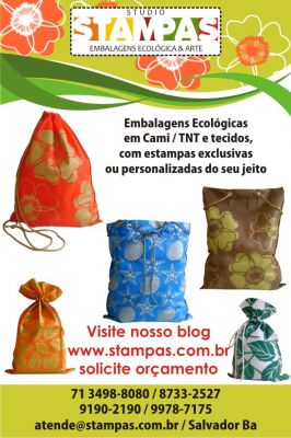 Sacolas e Embalagens Ecológicas