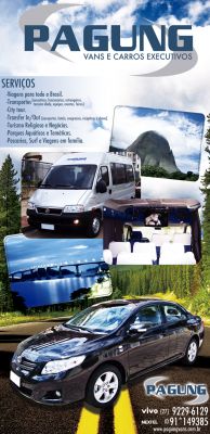 Locação de vans, carros executivos e outros...
