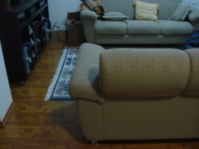piso laminado,persianas e espelhos