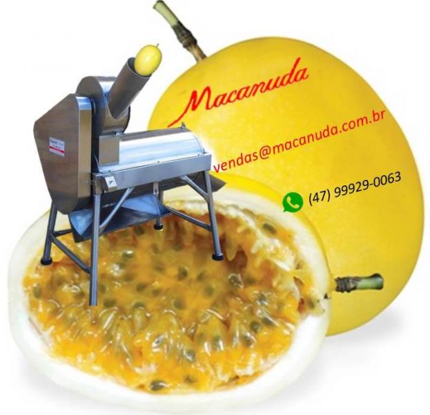 Despolpadeira de maracujá com cortador Macanuda