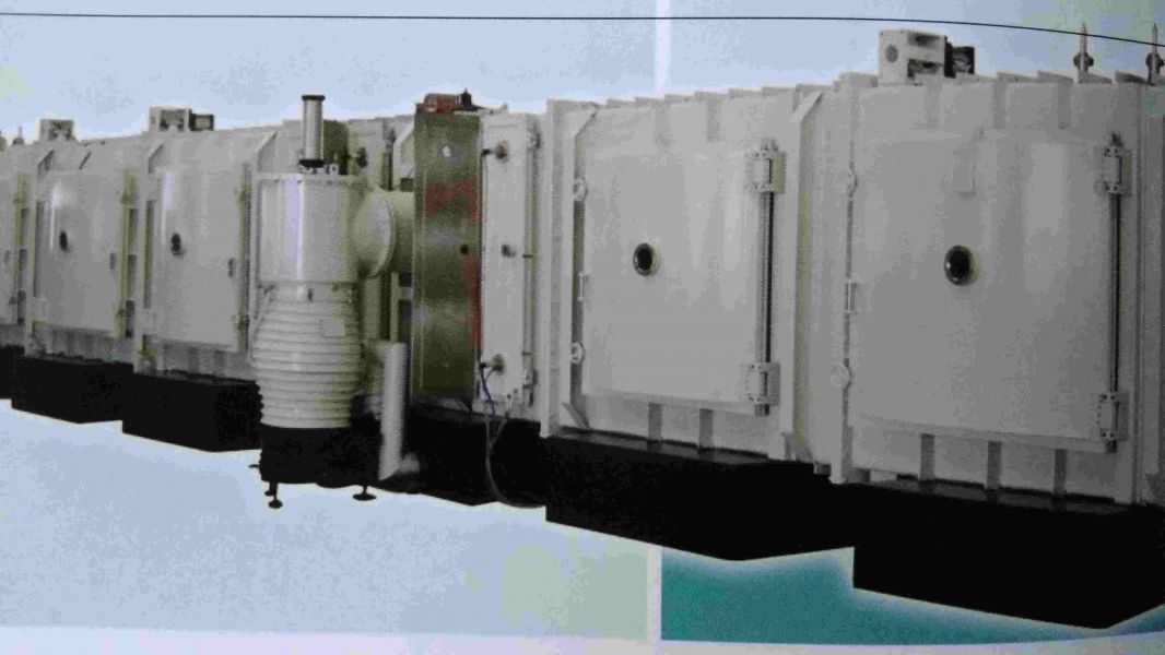 Sputtering line for touch screen production