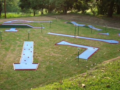 Campo de mini golfe