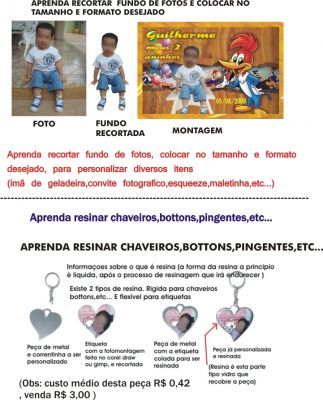 curso personalizar lembrancinhas com foto